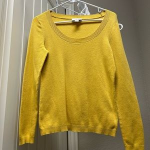 LOFT yellow sweater size small